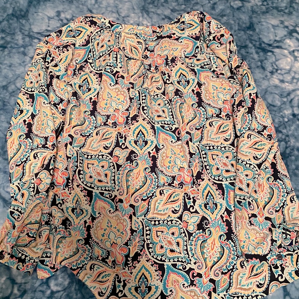 KIM ROGERS Patterned Blouse - Picture 2 of 5